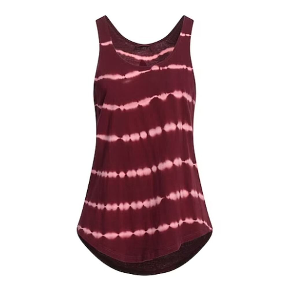 Anthropologie The Upside Burgundy Red Tie‎ Dye Tank Top Arrow S